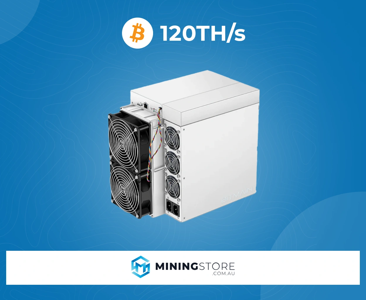 Bitmain Antminer S19k Pro 120TH s Bitcoin Miner Hosted or