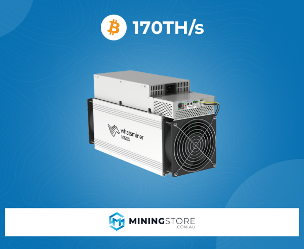 MicroBT Whatsminer M60S 170TH/s | Bitcoin Miner | Hosted or Shipped | NEW