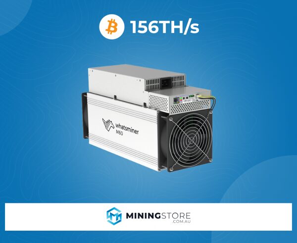 MicroBT Whatsminer M60 156TH/s | Bitcoin Miner | Hosted or Shipped | NEW