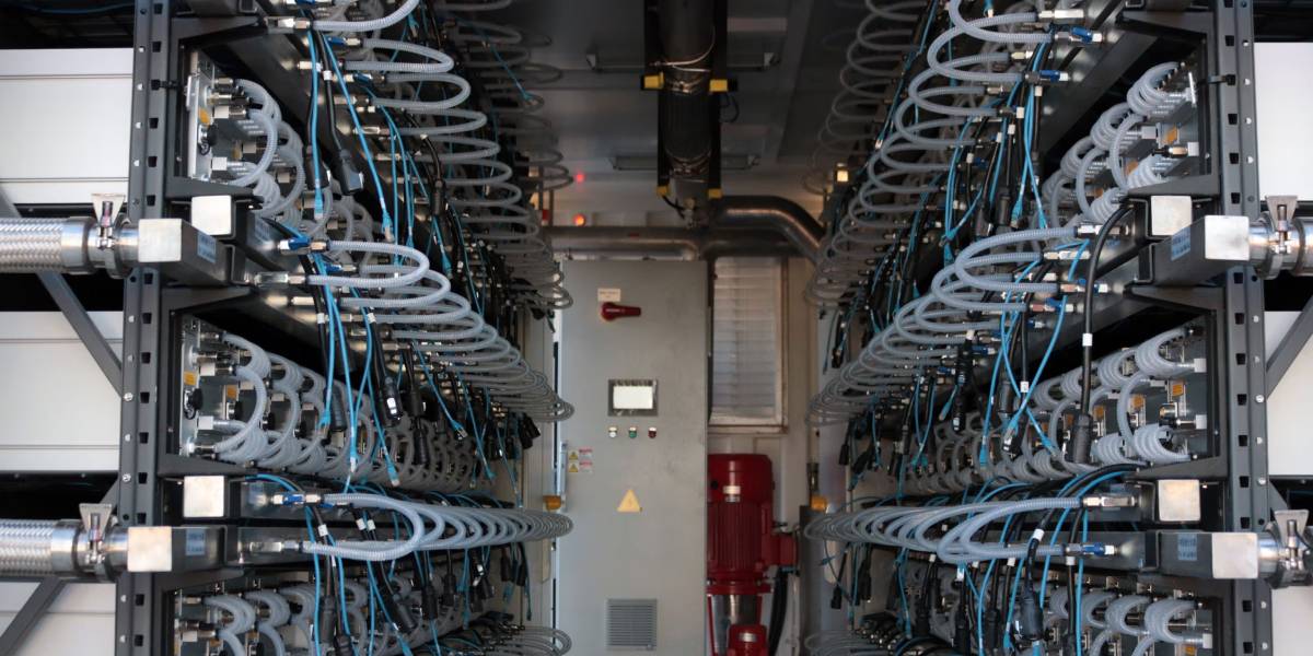 Liquid-cooled ASIC miners configured to join a mining pool reward system